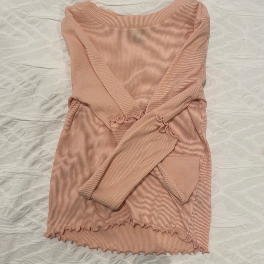 Pink long sleeve shirt
